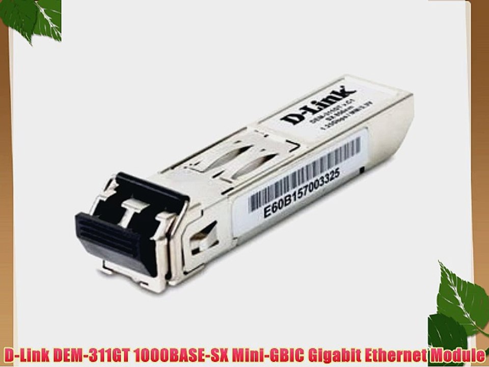 D-Link DEM-311GT 1000BASE-SX Mini-GBIC Gigabit Ethernet Module