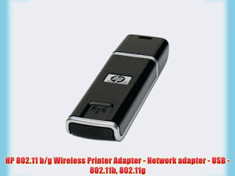 HP 802.11 b/g Wireless Printer Adapter - Network adapter - USB - 802.11b 802.11g