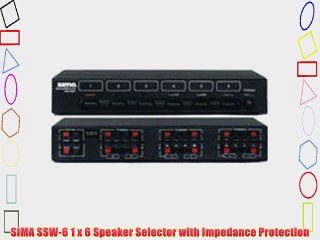 SIMA SSW-6 1 x 6 Speaker Selector with Impedance Protection