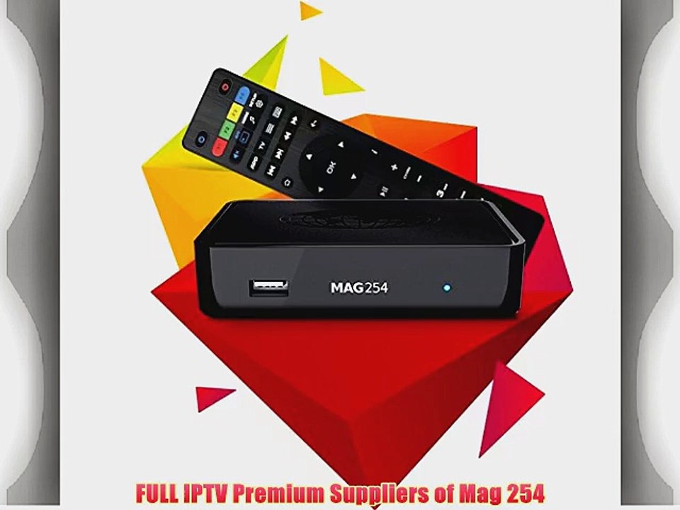 Latest MAG 254 Updated MAG 250 Iptv Box Media Streamer Full Hd Tv Faster More Powerful than