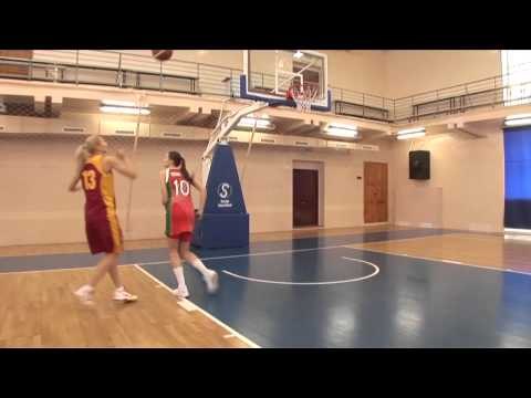 Queens Of Hoops - Drill - Anastasiya Verameyenka rebounds and blocks