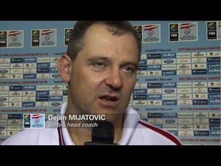 FIBAU19 - Dejan Mijatovic reacts to World Championship final defeat