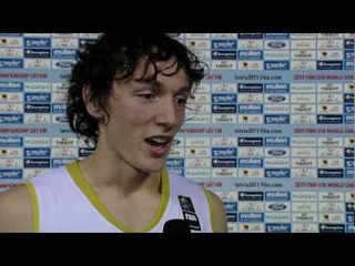 FIBAU19 - Argentina's Pablo Perez after nail-biter v Brazil