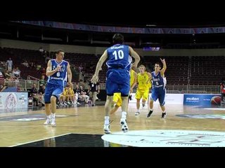 FIBA U19 - Luka Mitrovic interview after Serbia's Quarter Final victory