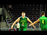 FIBAU19 - Arnas Butkevicius dunk ; Lithuania v Poland