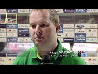 FIBA U19 - Lithuania's Cizauskas and Maksvytis ready for Poland