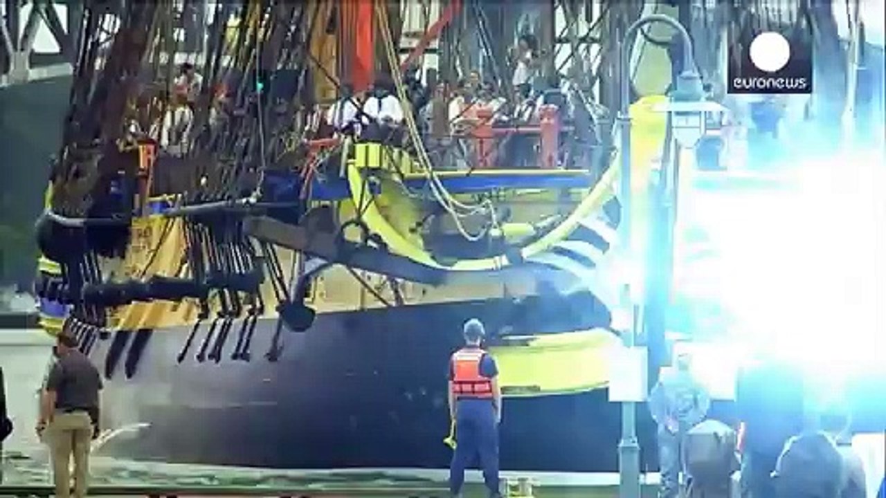 Французький фрегат часів Війни за незалежність...