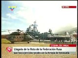 Llegada de la flota de la Federacion Rusa que hara ejercicios navales con la Armada Venezolana
