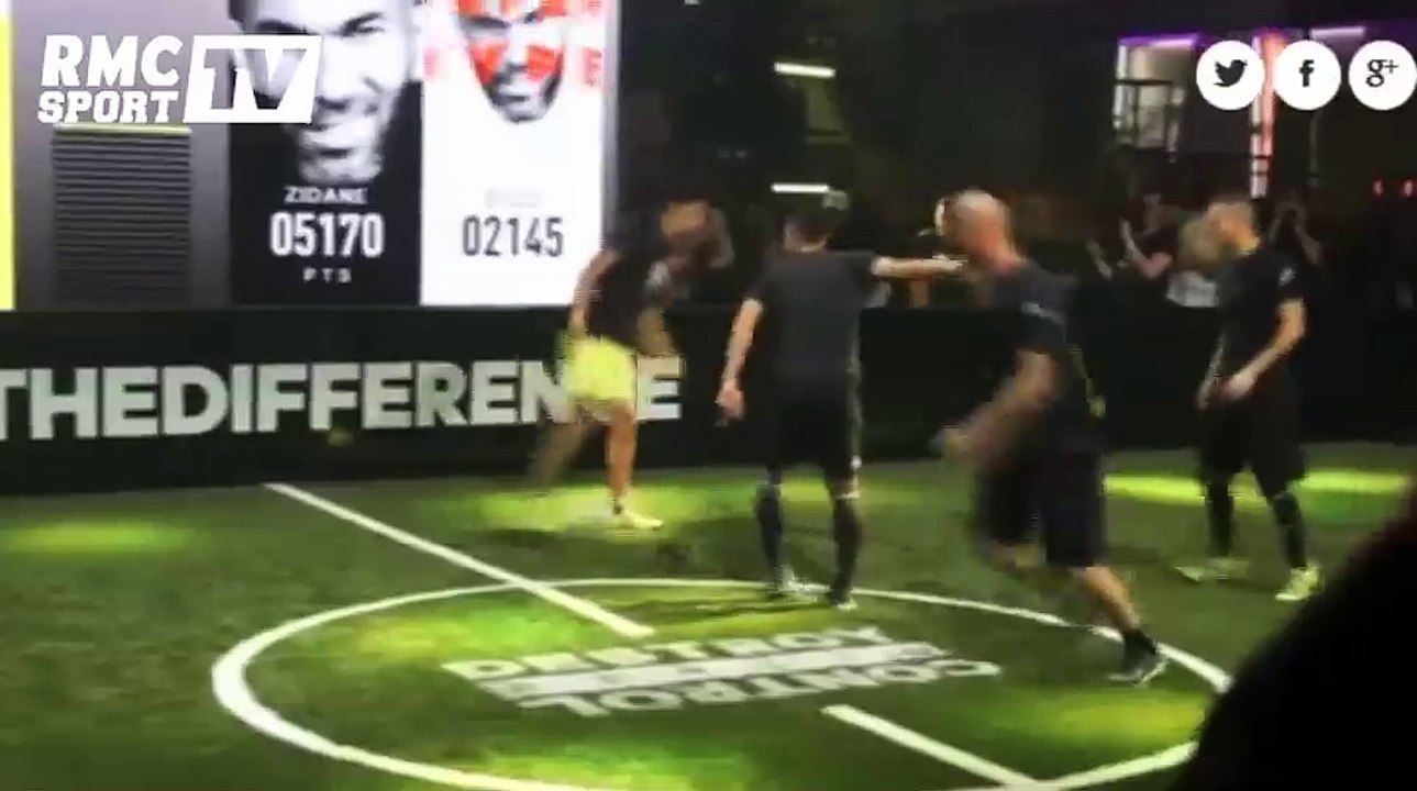 Zinedine et Enzo Zidane défient des champion du foot freestyle