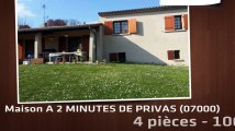 A vendre - Maison - A 2 MINUTES DE PRIVAS (07000) - 4 pièces - 106m²