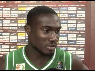 Postgame interview with Pape-Philippe AMAGOU (Cote d'Ivoire) - 2010 FIBA World Championship