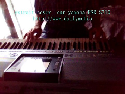 Extrait cover Homeless de Marina Kaye ( sur yamaha psr S710 )