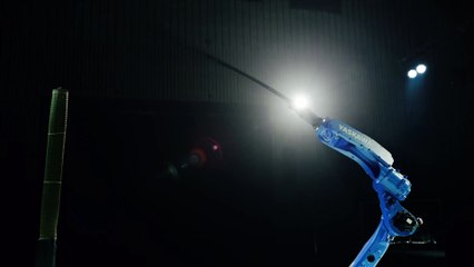 YASKAWA BUSHIDO PROJECT _ industrial robot vs sword master