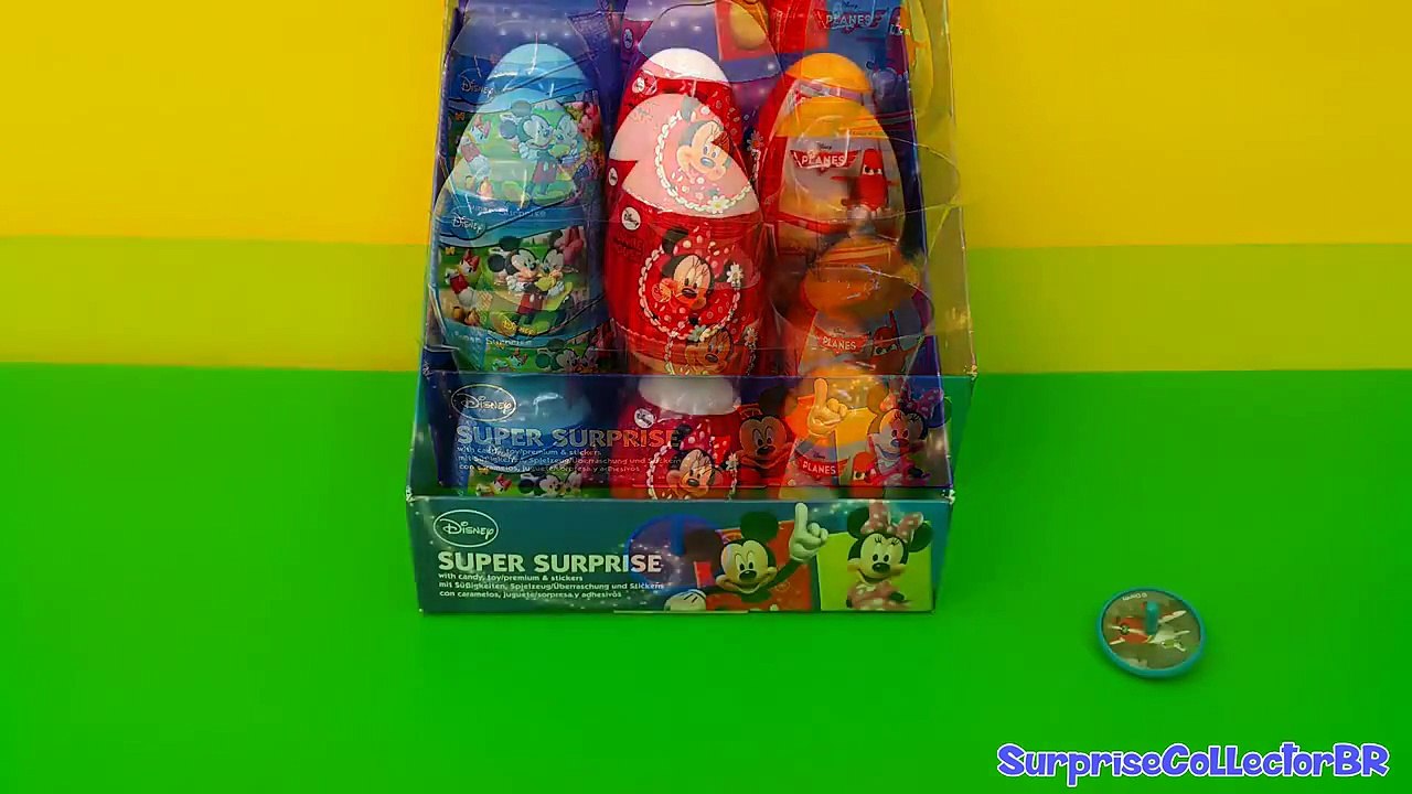 Surprise Eggs Mickey Mouse Minnie Mouse Disney Planes Pixar‬