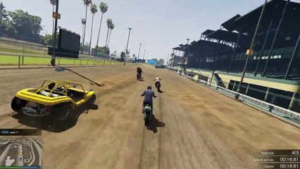 INCREIBLE LA MOTO EN EL CASINO - CARRERA GTA V ONLINE