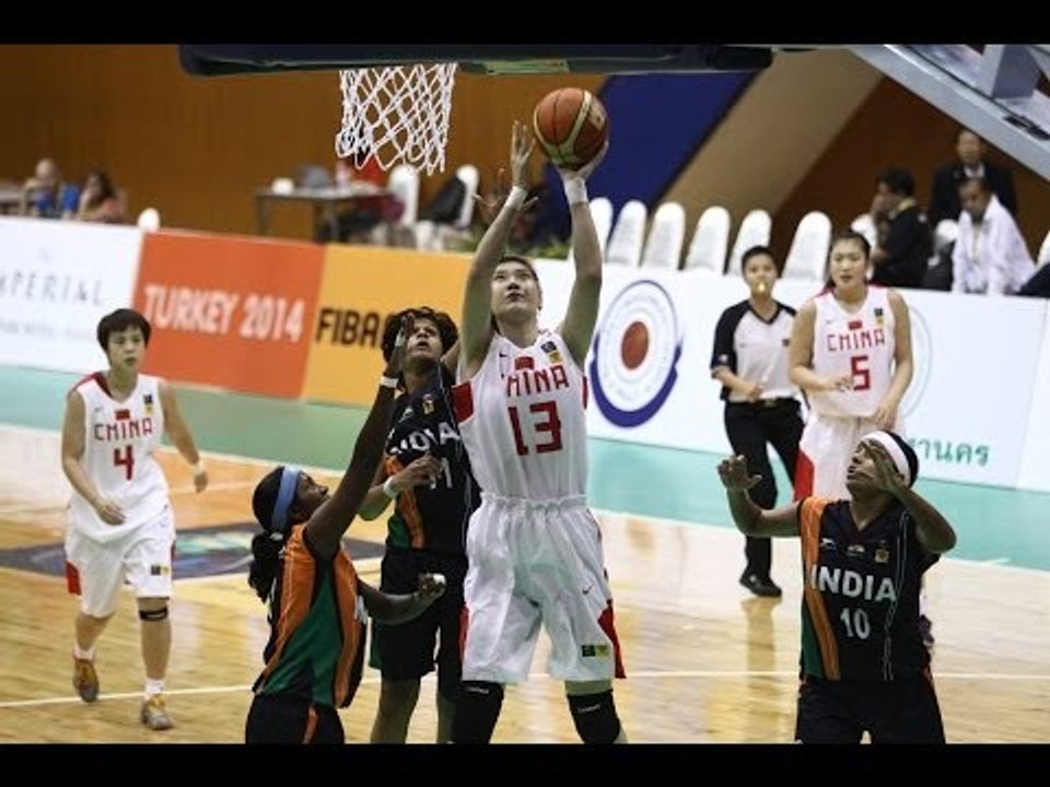 #FIBAAsiaWomen - Day 3: China v India (Highlights)