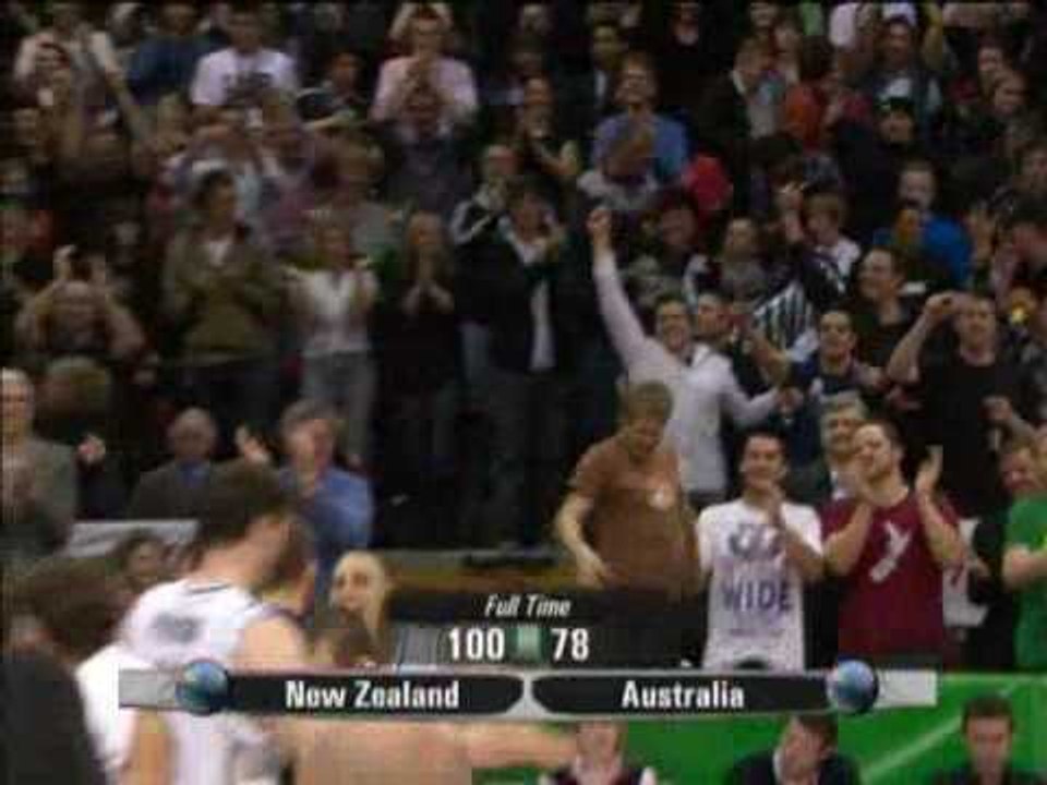 New Zealand vs Australia - FIBA Oceania Championship - 25-08-09