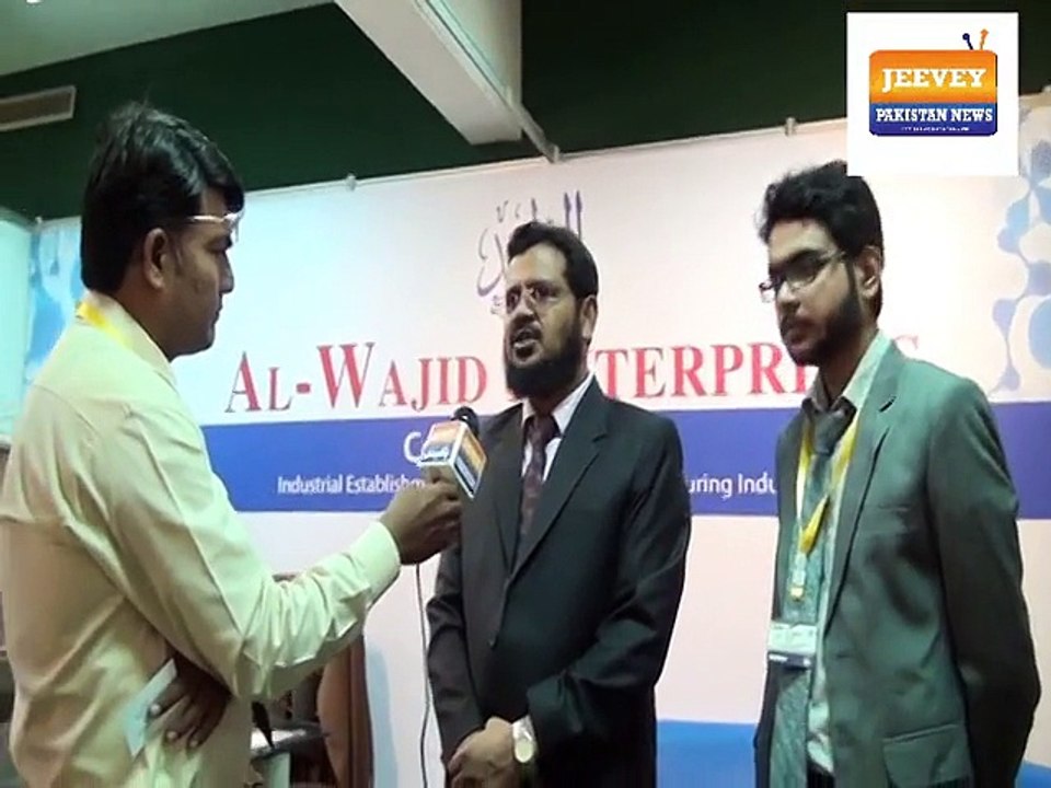 Syed Wajid Hussain (Chairman Al-Wajid Enterprises) Talked with Waheed Jang of Jeevey Pakistan News in LDFA Expo 2015.