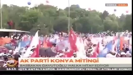 Davutoğlu'ndan Konya'da gaf