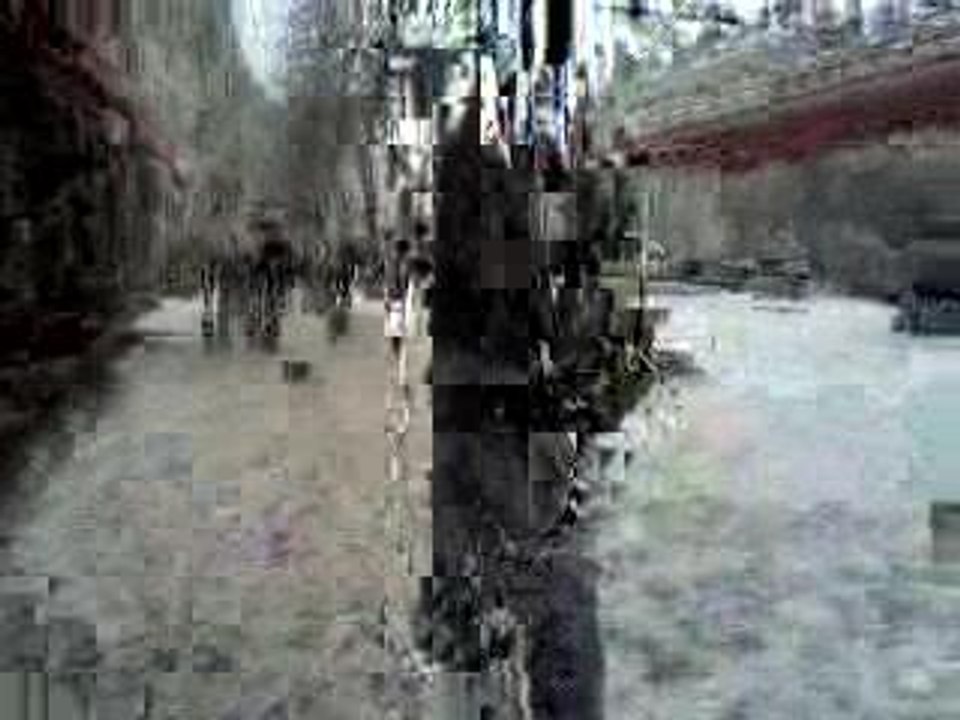 someone in the snow