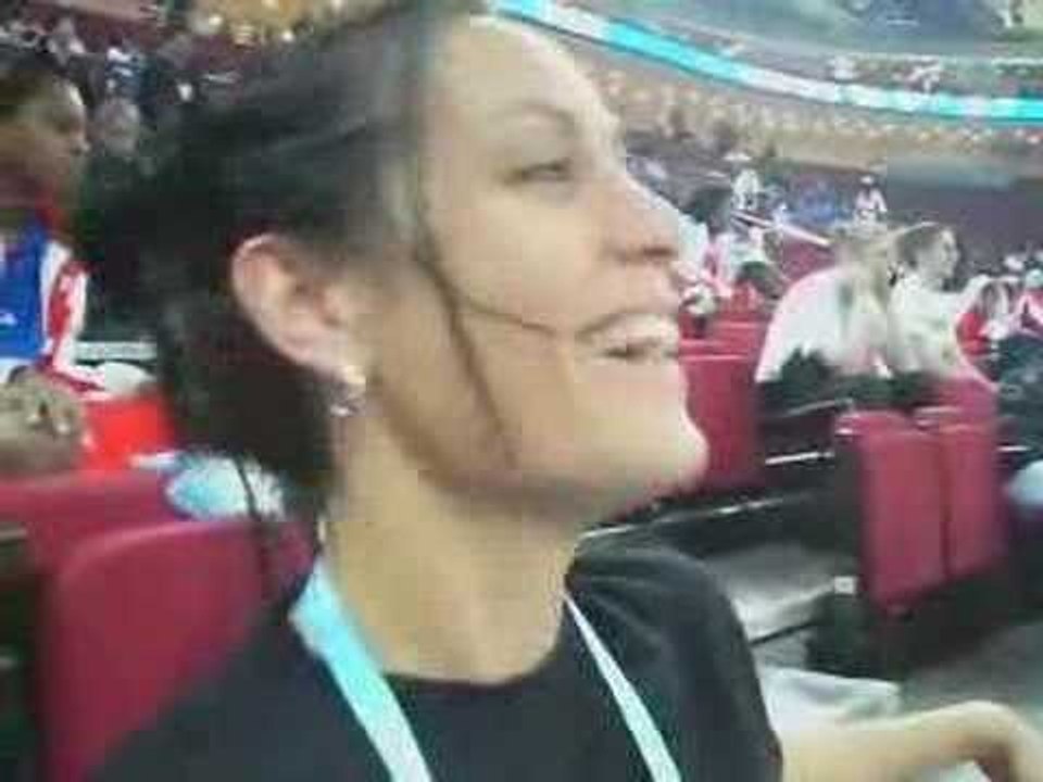 Backstage interview with Natalie PURCELL