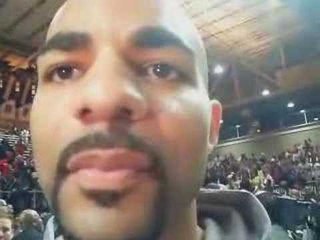 Back stage interview with Carlos Boozer (USA)