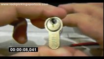 Lockpicking - Tesa TE5 Euro Profile cylinder SPP (Speed Challenge)