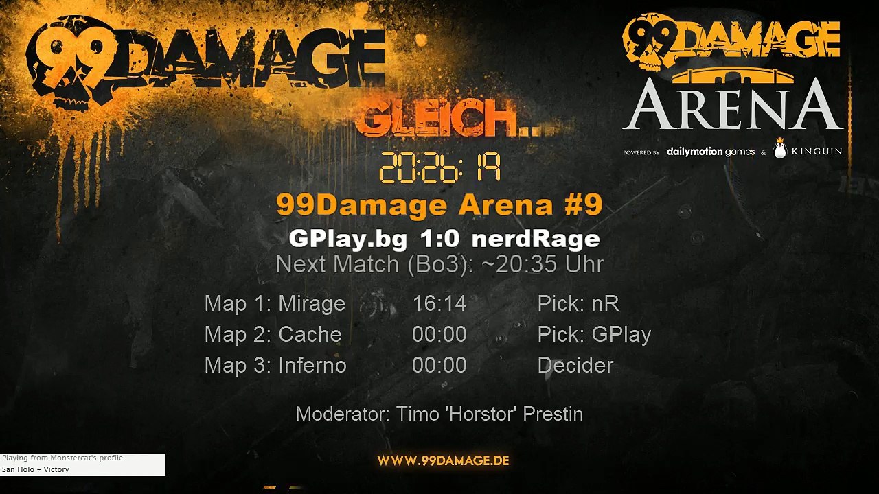 99DAMAGE Arena #9 mit Horstor - German Stream (REPLAY)