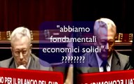 Tremonti VS Berlusconi - La Noia, e i fondamentali economici solidi