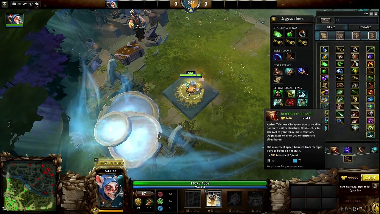 Dota 2 - Meepo Scripts Macro , one button poof !!