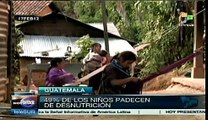 Aumentan cifras de desnutrición infantil en Guatemala