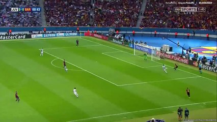 1st chance For Juve - Juventus vs Barcelona 06.06.2015 Champions League Final