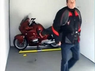 Motorrad  Rangierhilfe  MotorradPort / Motorbike Parking system (Made in Germany)