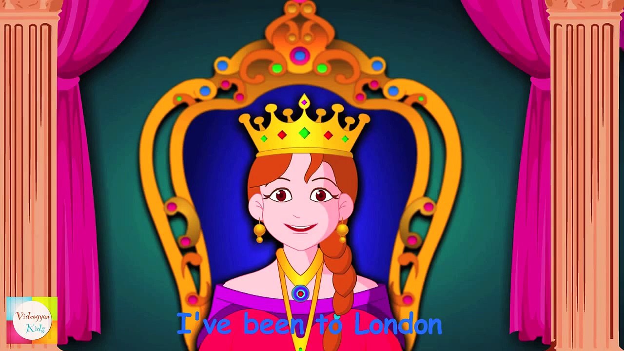 Pussycat Pussycat Where Have You Been Nursery Rhyme - Cartoon Animation Songs For Children