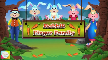 Rabbit (Bunny) Finger Family   Nursery Rhymes For Children