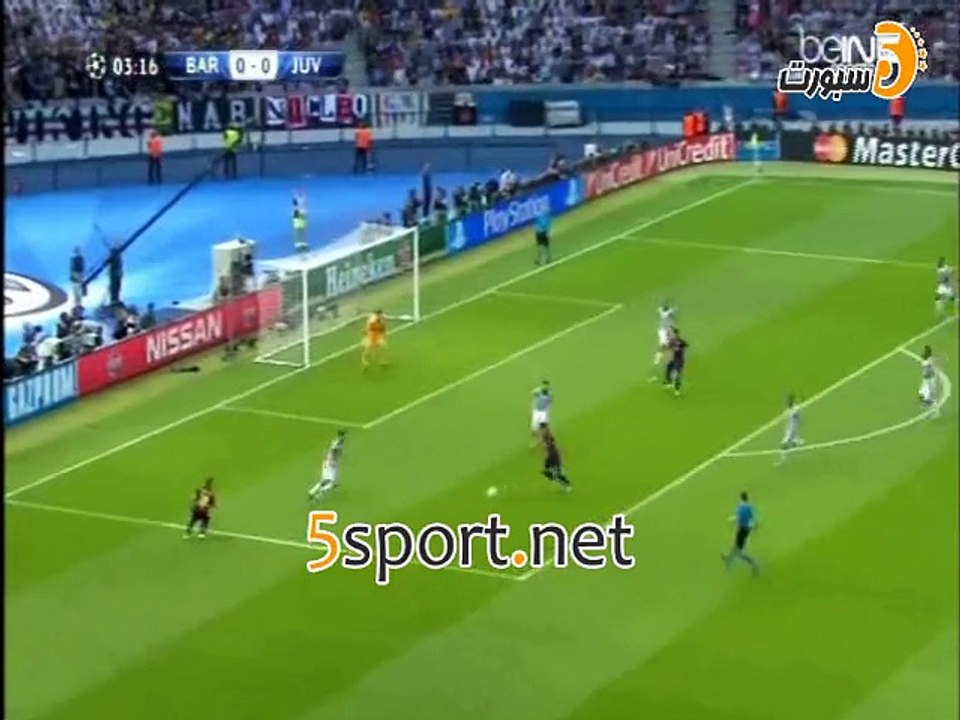 هدف برشلونة الأول ( برشلونة 1-0 اليوفى ) دورى ابطال اوروبا - تعليق رؤوف بن خلیف