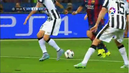juventus0-1 barcelona suarez shots (champions league final)