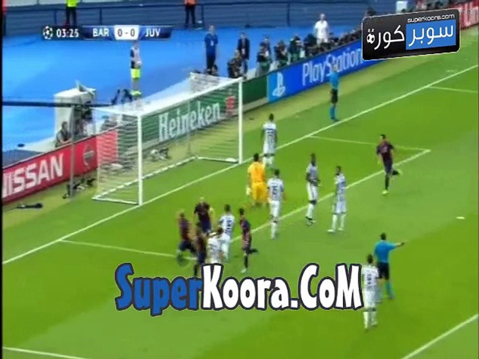 هدف برشلونة الأول ( برشلونة 1-0 اليوفى ) دورى ابطال اوروبا - تعليق رؤوف بن خلیف