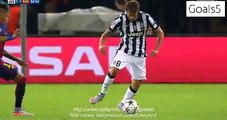 Alvaro Morata Goal Juventus 1 - 1 Barcelona Champions League FINALS 6-6-2015