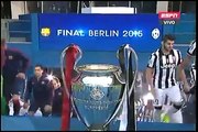 Barcelona vs Juventus: La salida de equipos y el imponente himno