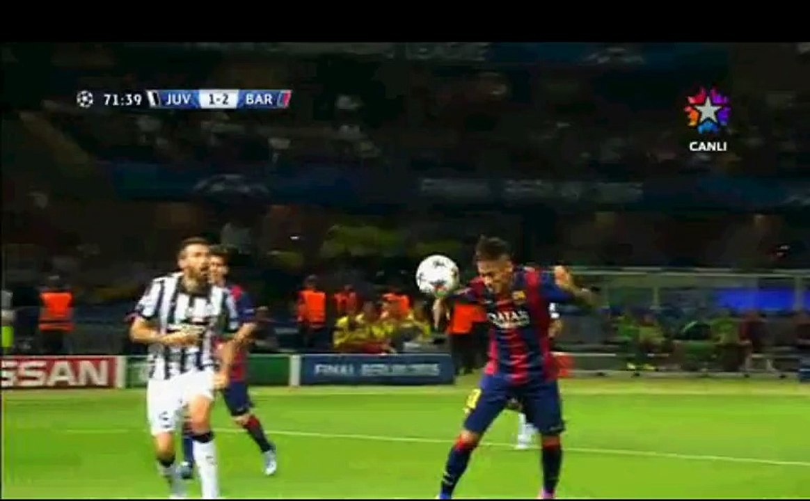 juventus1-3barcelona neymar offside