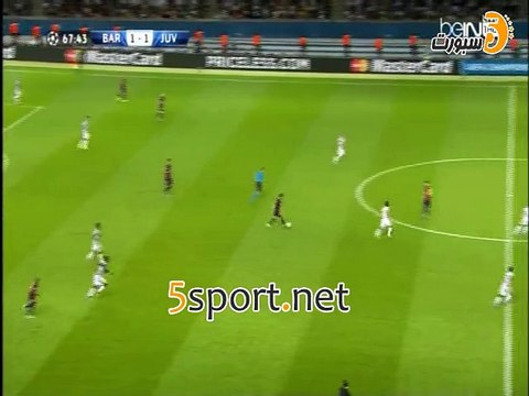 هدف برشلونة الثانى ( برشلونة 2-1 اليوفى ) دورى ابطال اوروبا - تعليق رؤوف بن خلیف