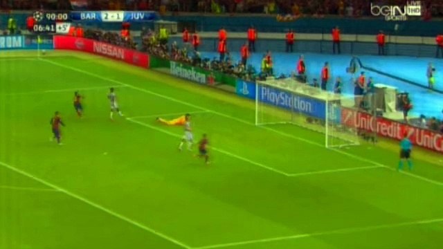 هدف برشلونة الثالث في مرمي يوفنتوس