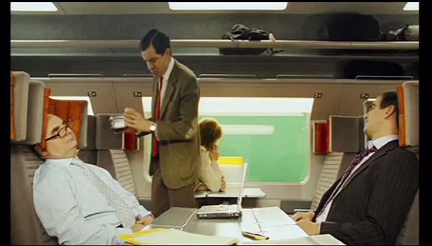 Mr. Bean's Holiday Deleted Scene #1 Bean Spills Coffee On Laptop