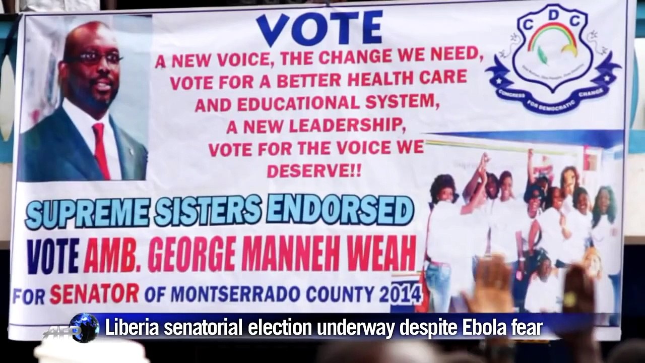 Liberia's senator elections underway despite Ebola fear