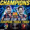 FC Barcelona wins Champions League 2015