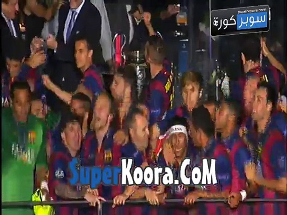 تتويج برشلونة بدورى الابطال للمرة الخامسة فى تاريخه