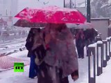 ¿HAARP? Anomalía climática en Bosnia, fuertes nevadas en la antesala del verano