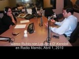 Marco Rubio explica los gastos a tarjeta de credito (Radio Show: Lourdes D' Kendall, Abril 1, 2010)