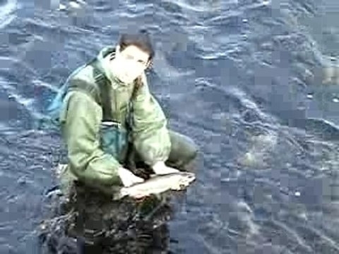 Christobal remise à l'eau truite 43